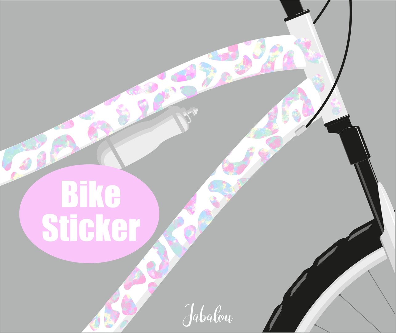 Fahradsticker Animal Print