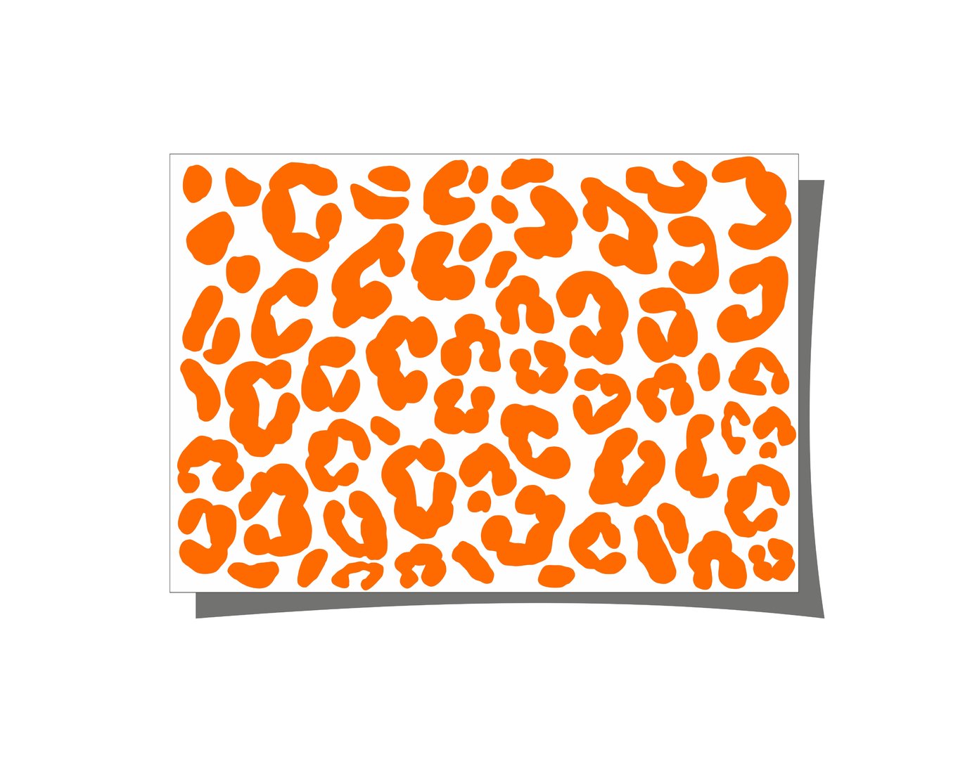 NEON Sticker Animal Print spülmaschinenfest