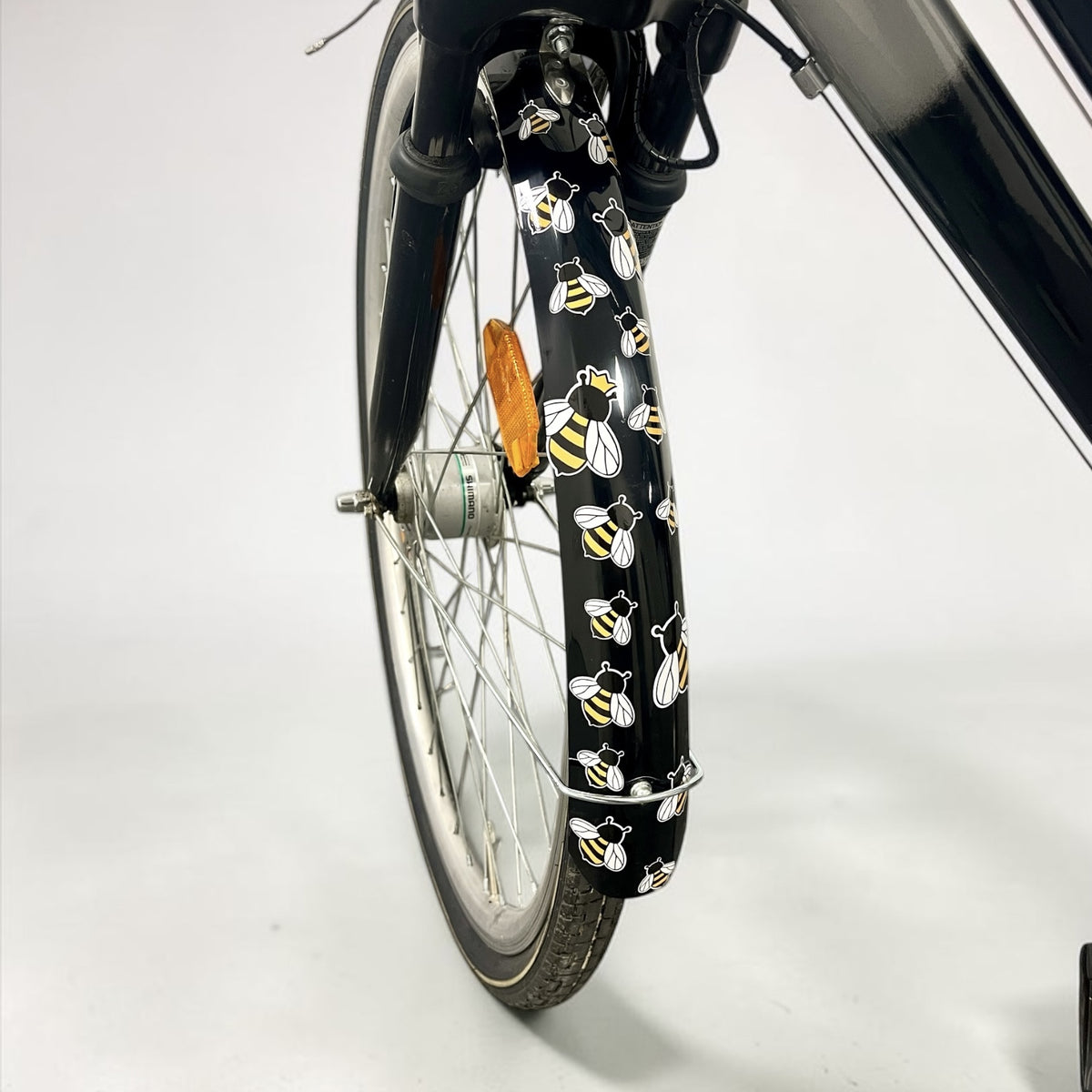 Fahrradaufkleber Bienen - wasserfeste Sticker für Fahrrad Helm