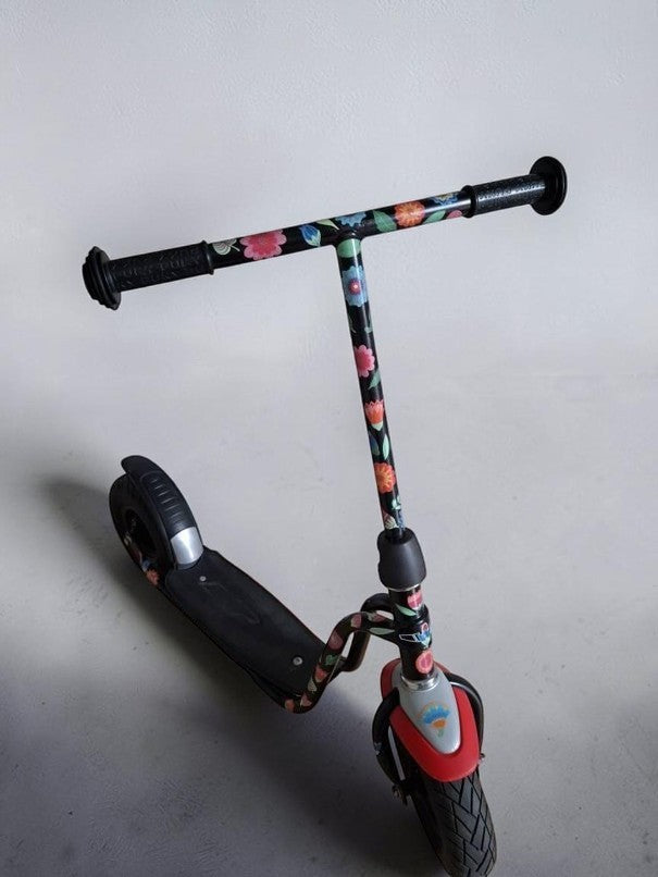 Reflektierende Fahrradaufkleber Blumen Mexikanisch - Sicherheitssticker für Fahrrad