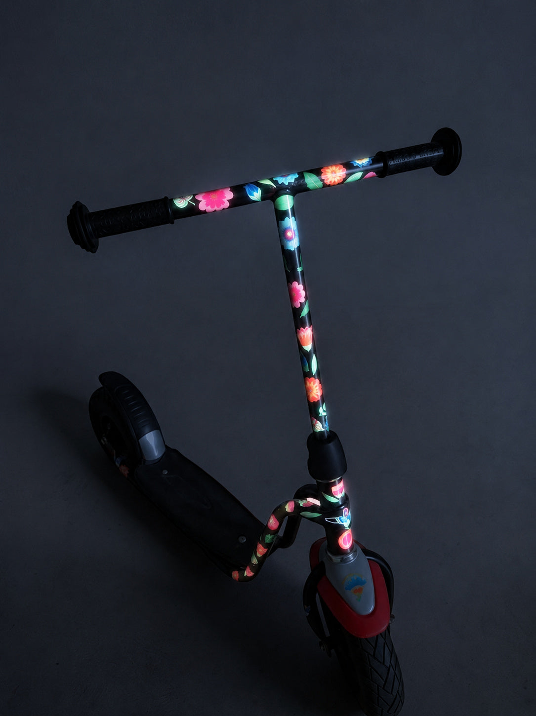 Reflektierende Fahrradaufkleber Blumen Mexikanisch - Sicherheitssticker für Fahrrad