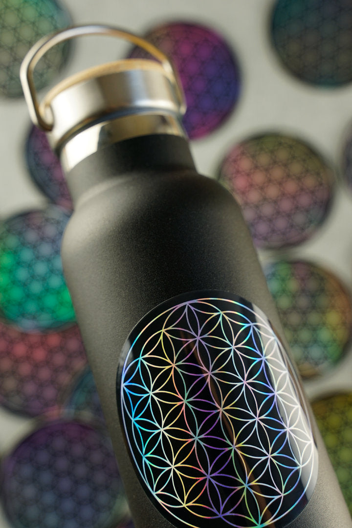 Holographic Blume des Lebens Sticker