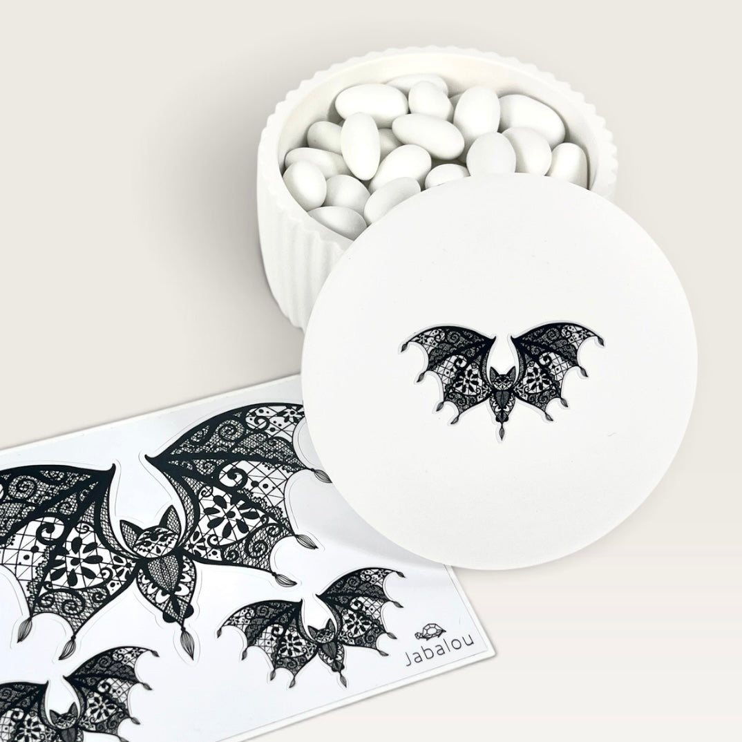 Fledermaus Sticker – Gothic für Laptop und Büro