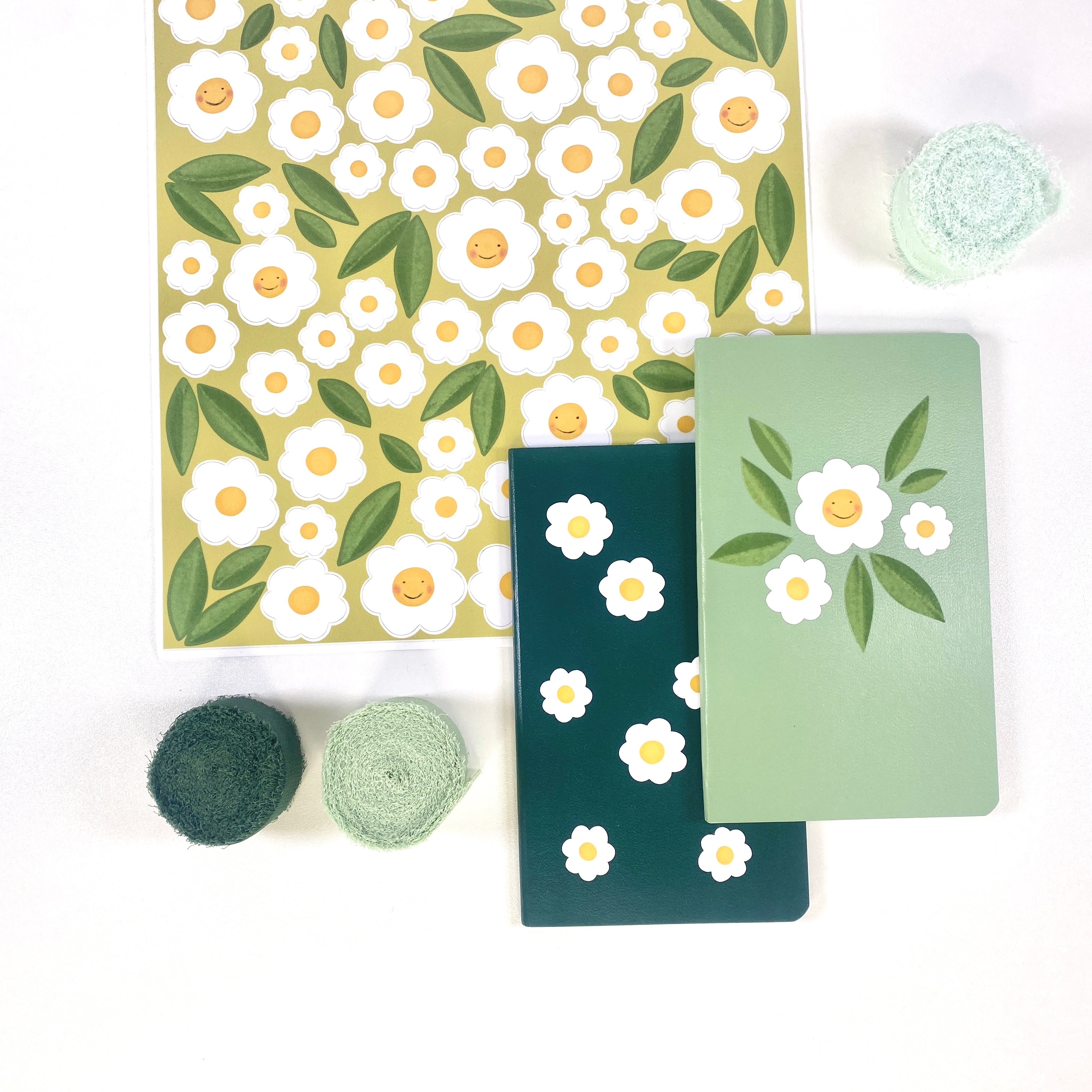 Fahrradsticker Gänseblumen - Margeriten