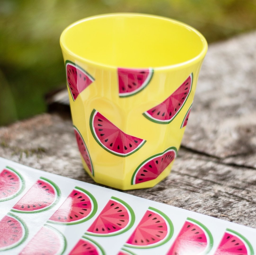 Sticker Melonen wasserfeste Aufkleber