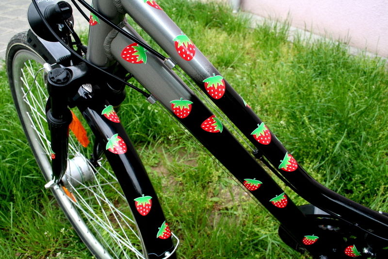 Sticker Erdbeeren wasserfeste Sticker Aufkleber