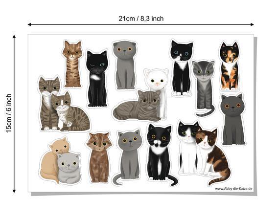 Sticker wasserfest Abby and friends