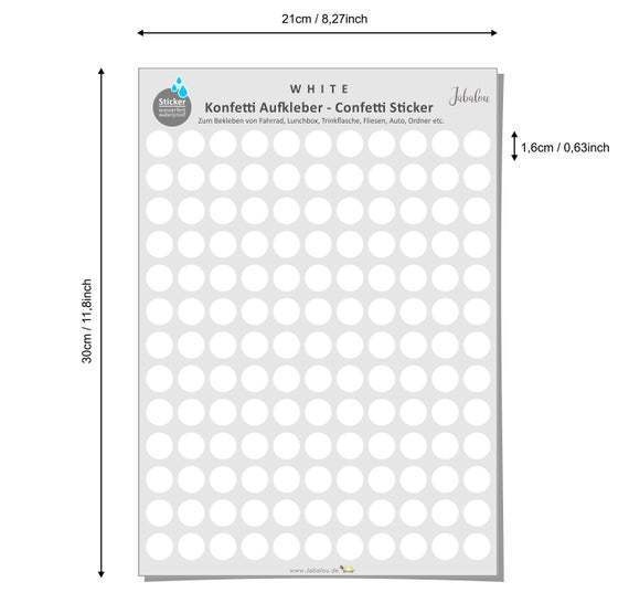 Fahrrad Confetti WHITE