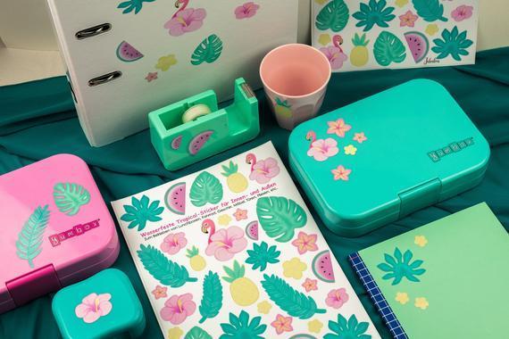 Sticker Tropical wasserfeste Aufkleber