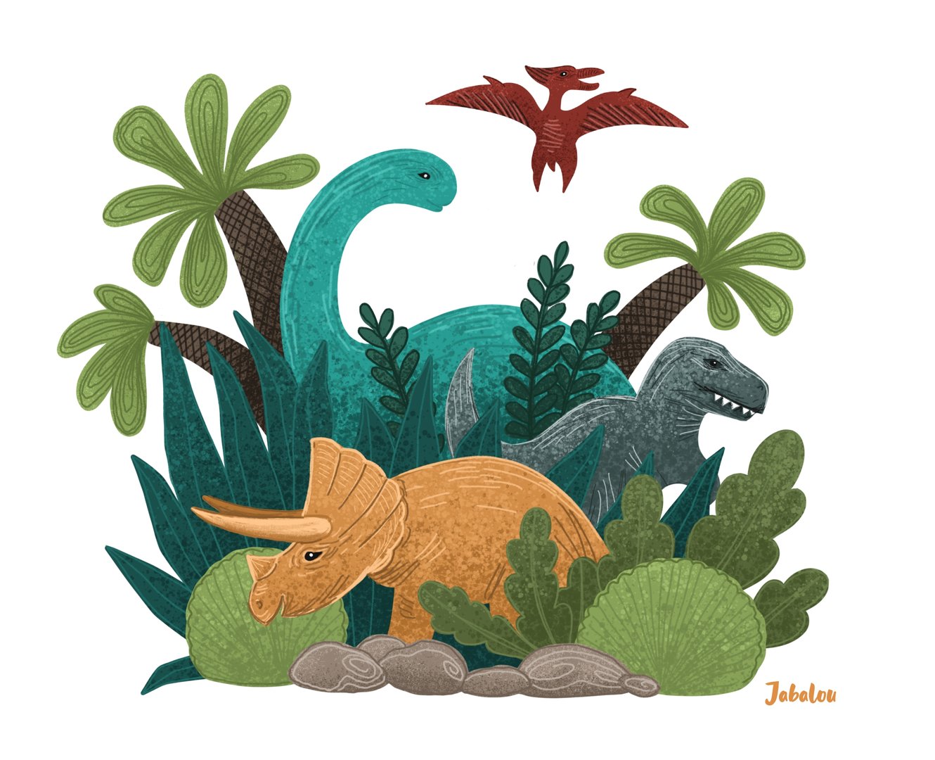 Sticker Dinoworld wasser- und spülmaschinenfest