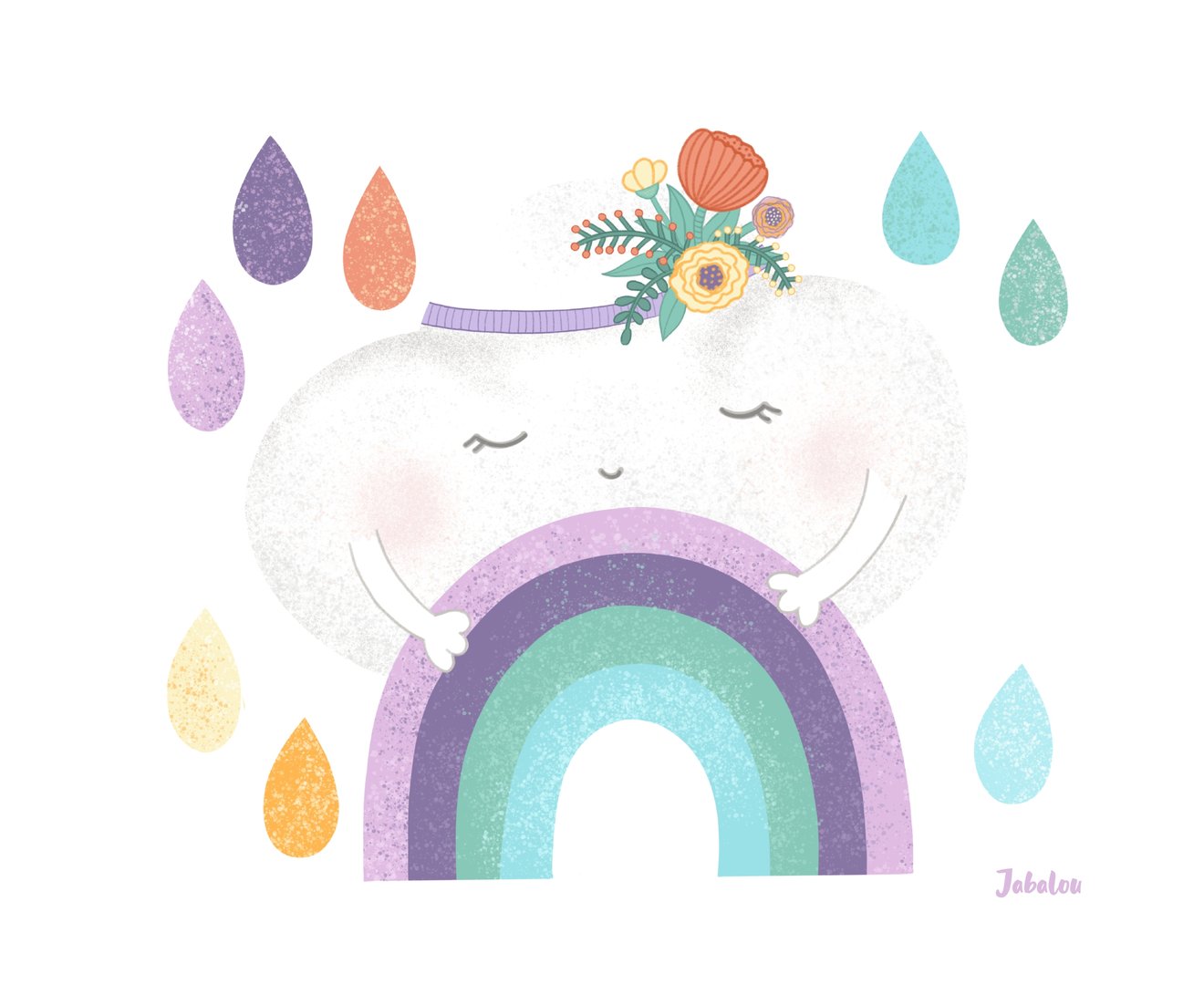 Sticker Regenbogenland wasser- und spülmaschinenfest