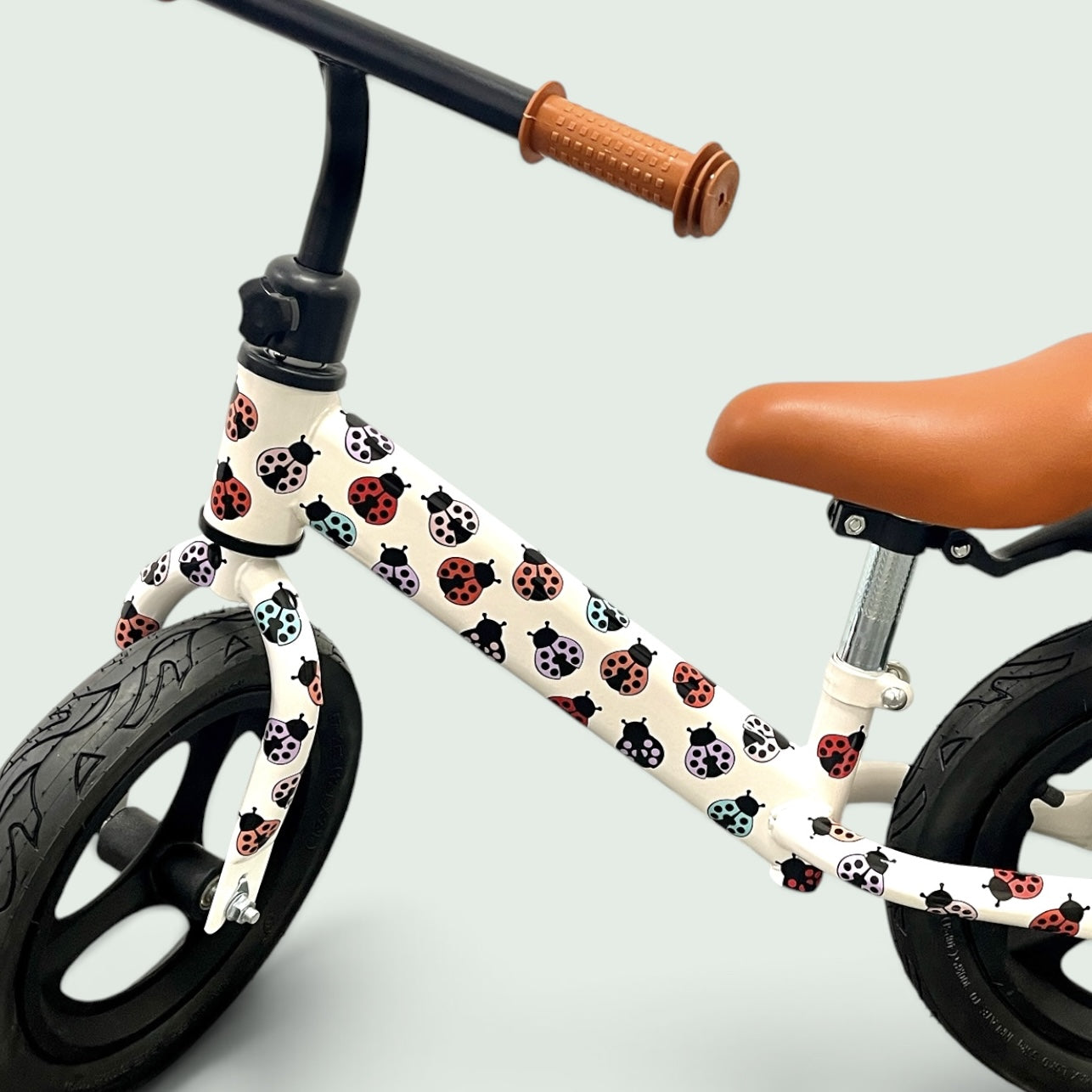 Fahrradaufkleber Marienkäfer - wasserfeste Fahrradsticker für Kinder Fahrräder und Helm