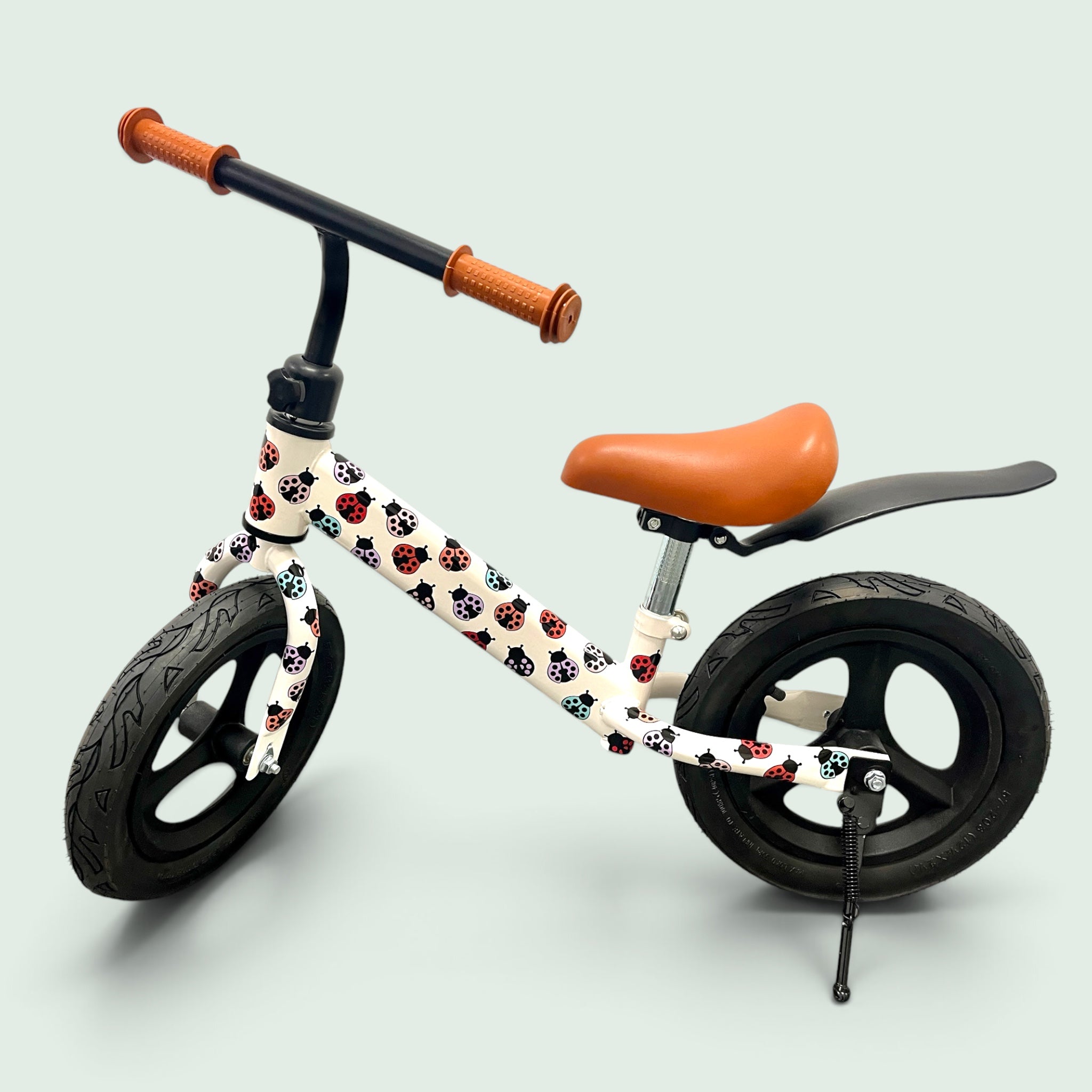 Fahrradaufkleber Marienkäfer - wasserfeste Fahrradsticker für Kinder Fahrräder und Helm