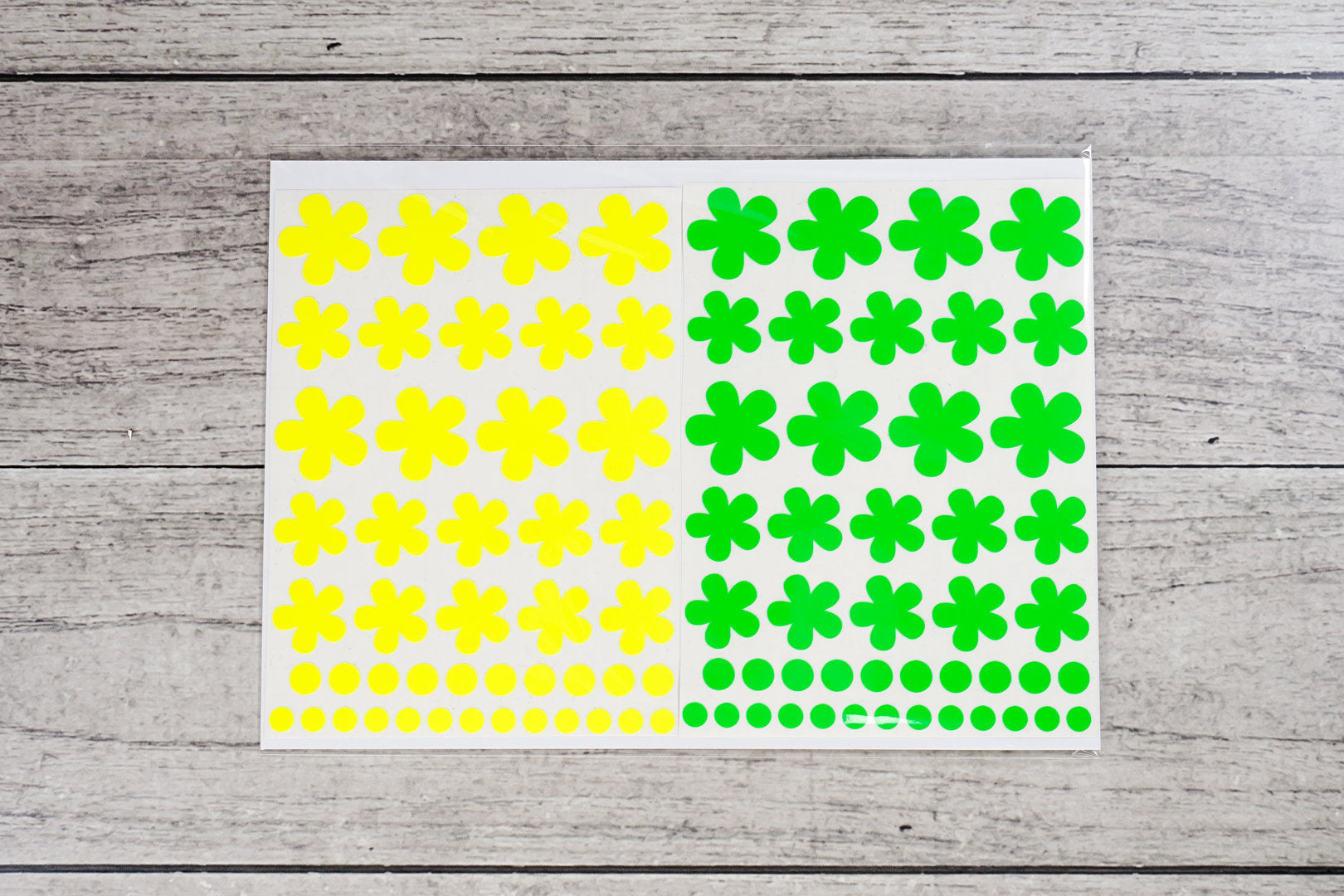 NEON Sticker Blumen spülmaschinenfest