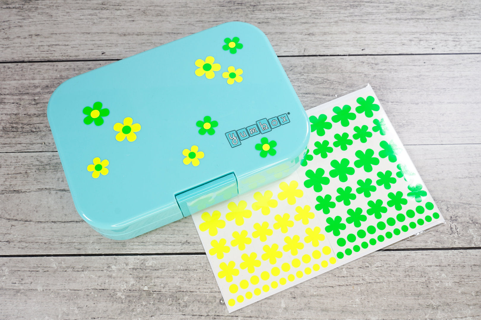 NEON Sticker Blumen spülmaschinenfest