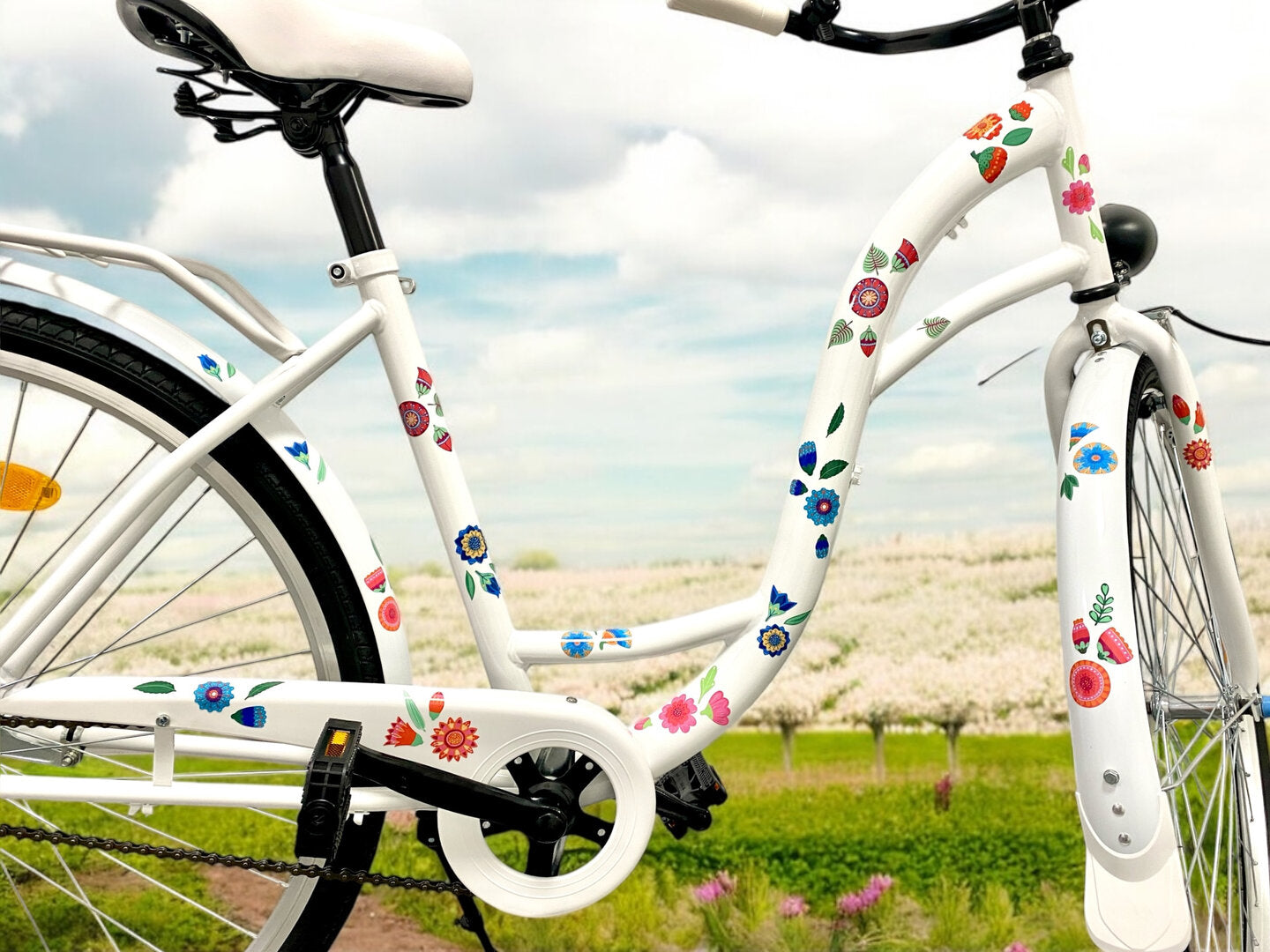 Blumen Frida Sticker spülmaschinenfest A4 mexikanische Folklore