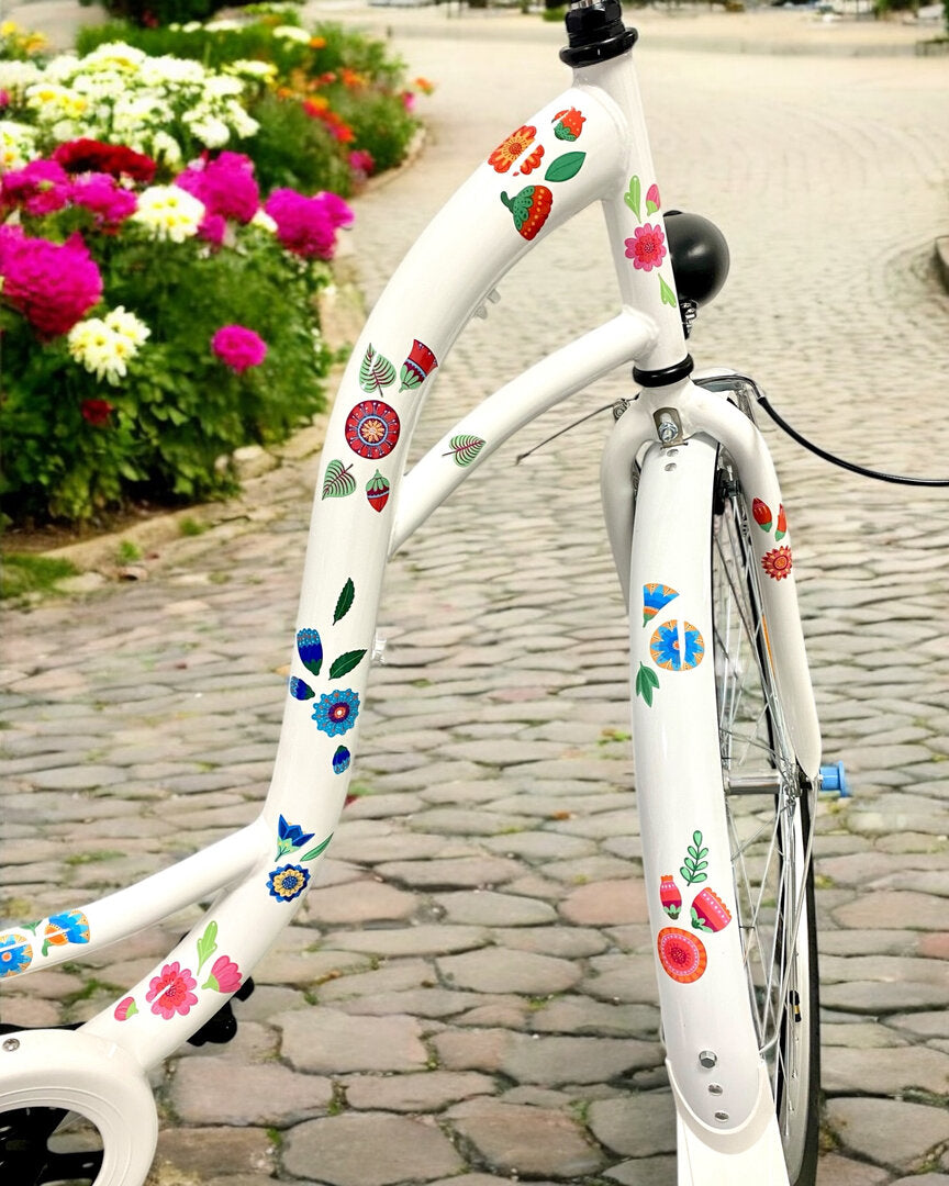 REFLECT Fahrradsticker Blumen mexikanisch
