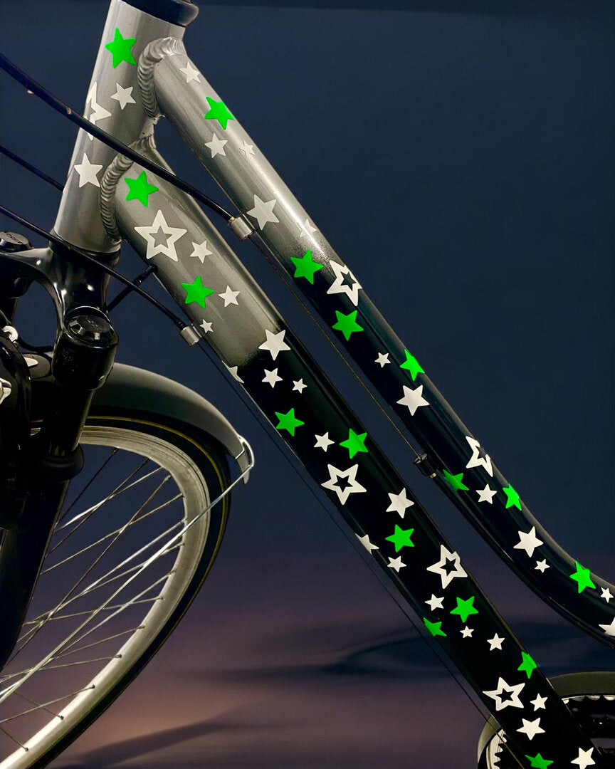 REFLECT und NEON Sterne fürs Fahrrad