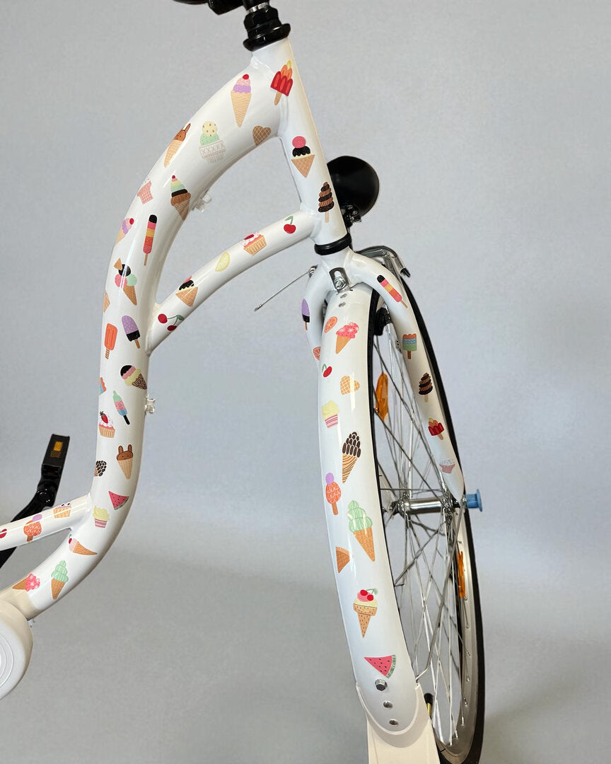 Eiscream A4 Fahrradsticker