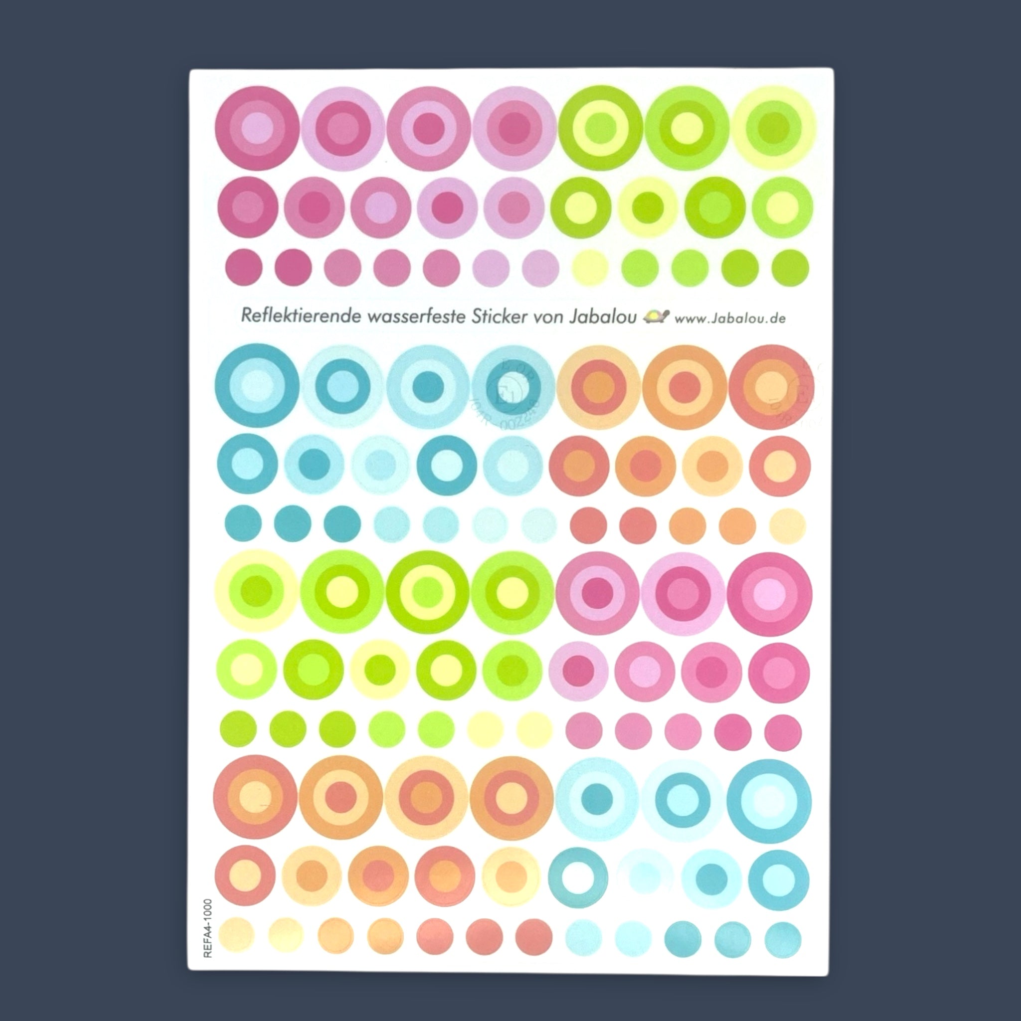 REFLECT Fahrradaufkleber Dots Punkte