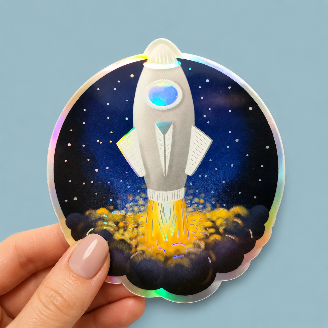 Holographic Space Sticker wasserfest