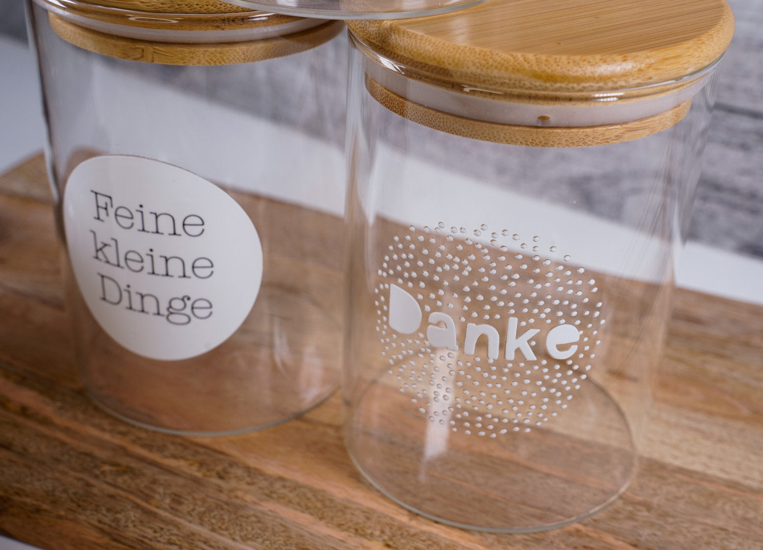 Rub on Sticker A4 zum Bekleben von Vorratsgläser, etc.