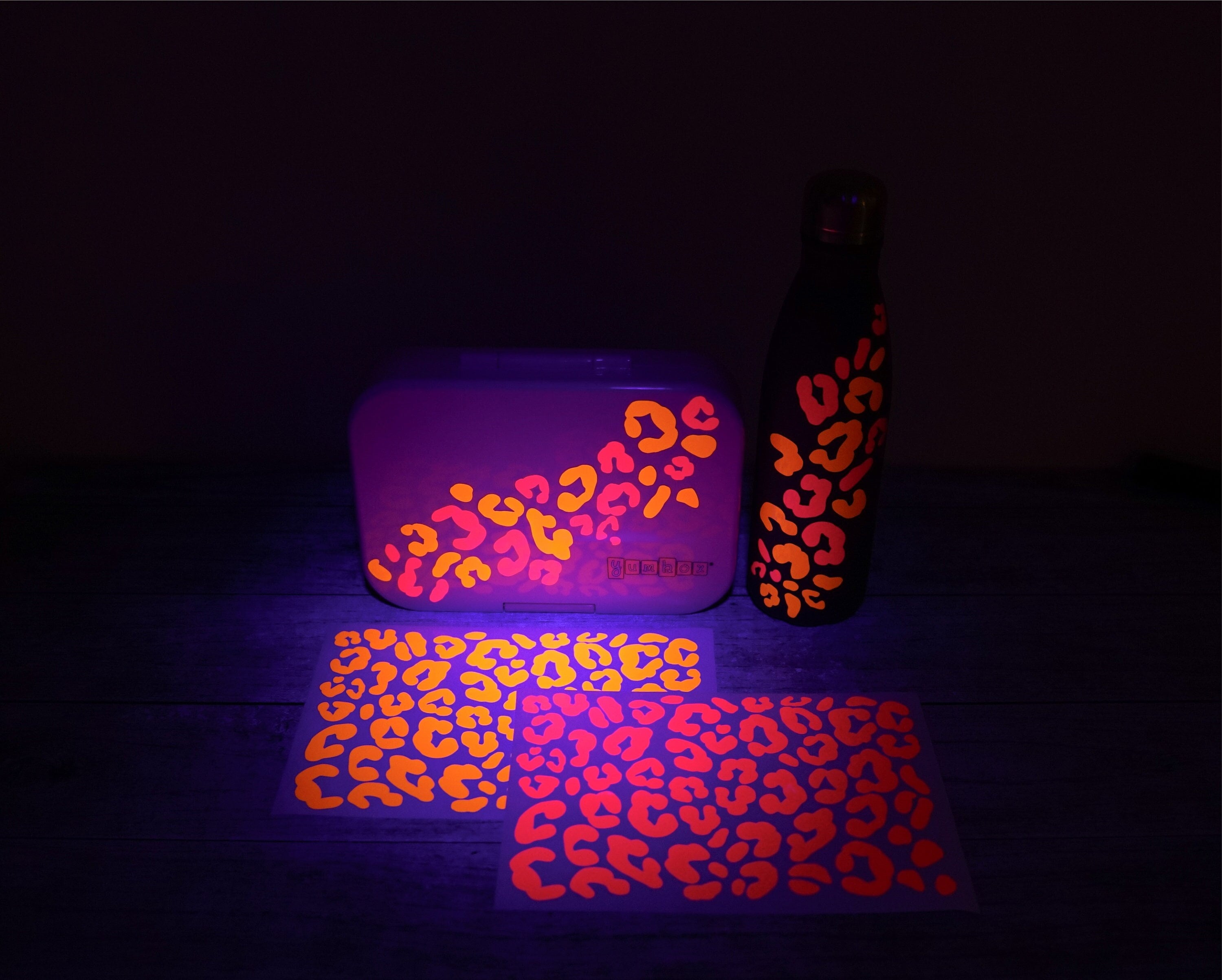 NEON Sticker Animal Print spülmaschinenfest